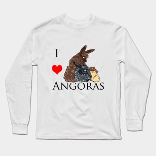 I Heart...Angoras! Long Sleeve T-Shirt